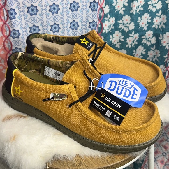 Hey Dude Other - Hey Dude Men's Loafers - Golden Yellow US ARMY
